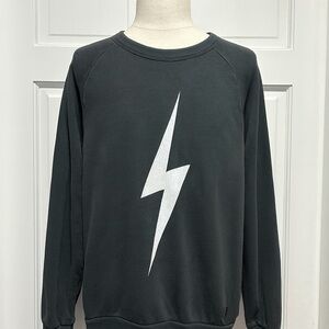 Aviator Nation Bolt Crewneck Pullover Sweater Sweatshirt Size XL